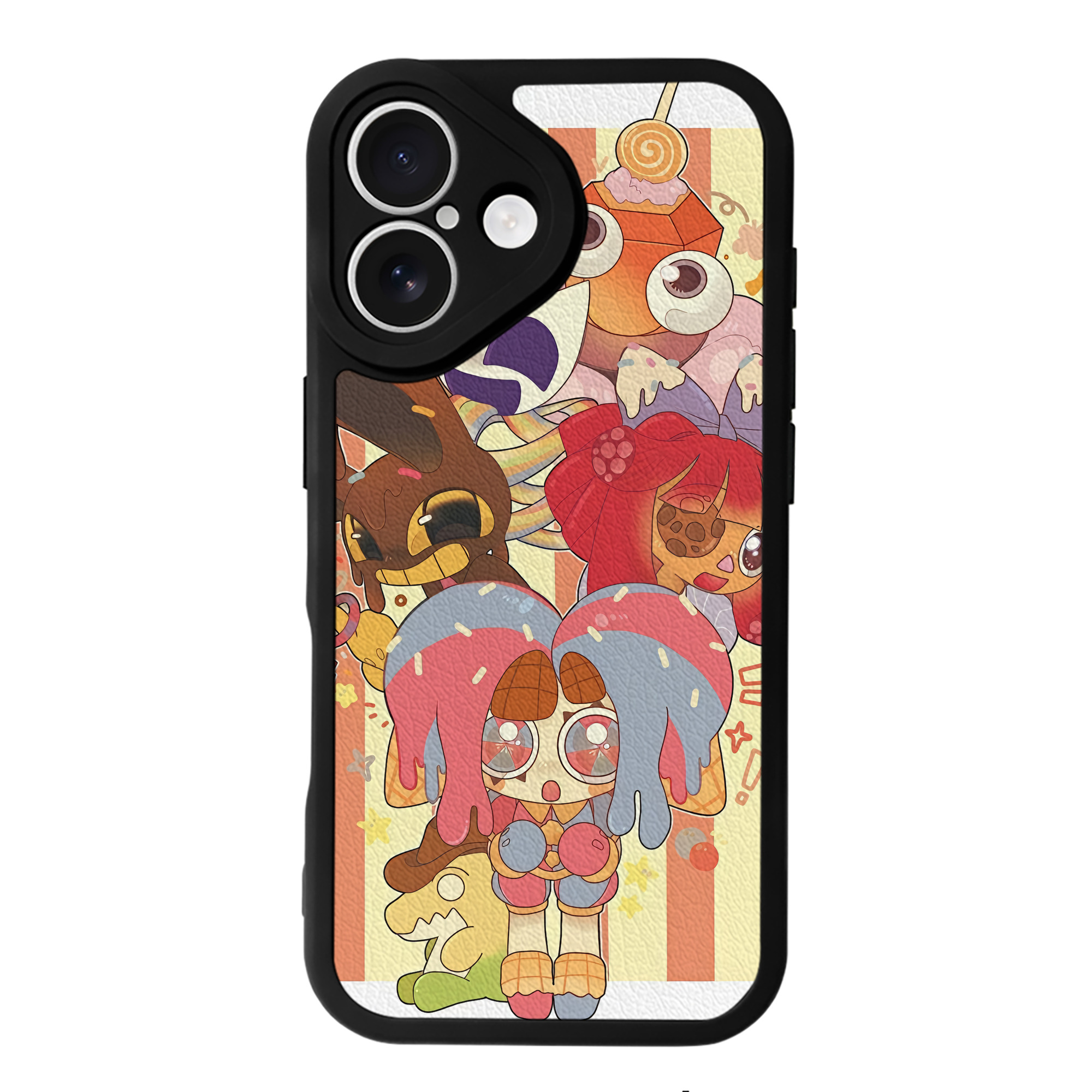 （画像用） アンパンマン Anpanman 【iPhone 16シリーズ対応】シリコンスマホケース（レザー調） 材質：シリコン